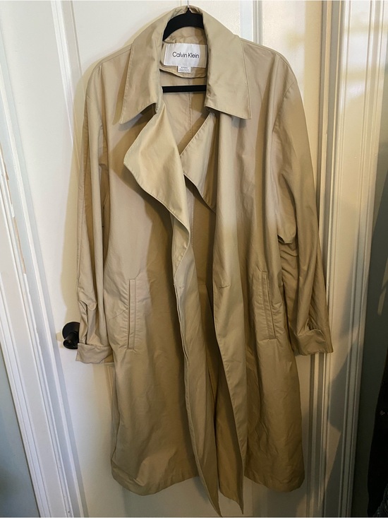 Calvin Klein Jackets & Blazers - Calvin Klein Light Beige Trench Coat
